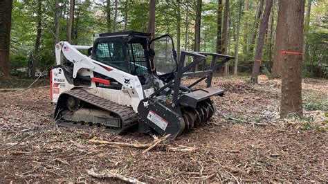 bobcat skid steer land clearing|heavy duty land clearing equipment.